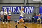 Volleyball vs MHC  Wheaton Women's Volleyball vs Mount Holyoke College. - Photo by Keith Nordstrom : Wheaton, Volleyball